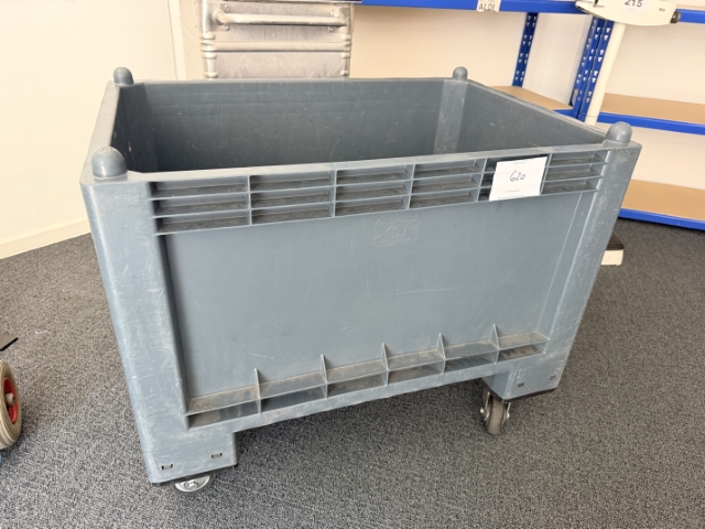 Transportcontainer, Kunststoff, fahrbar